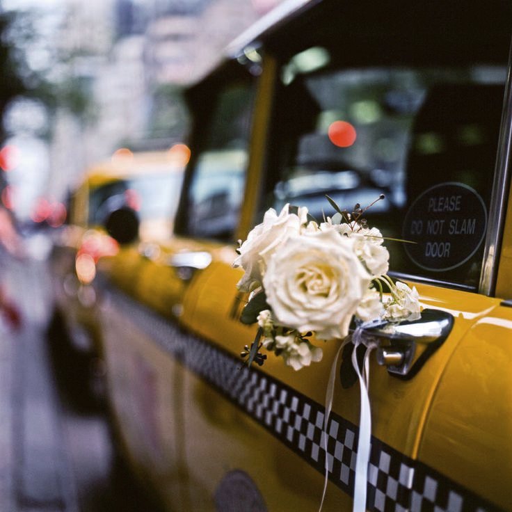 Taxi londonien pour un mariage