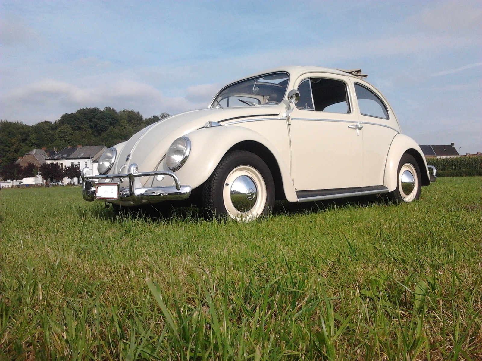 VW Cox beige découvrable