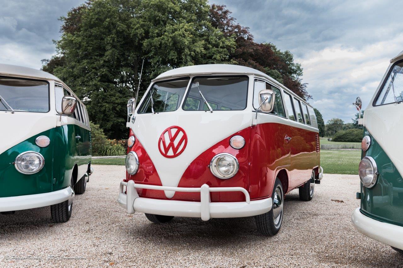 Combi VW T1 Rouge et Blanc 1965