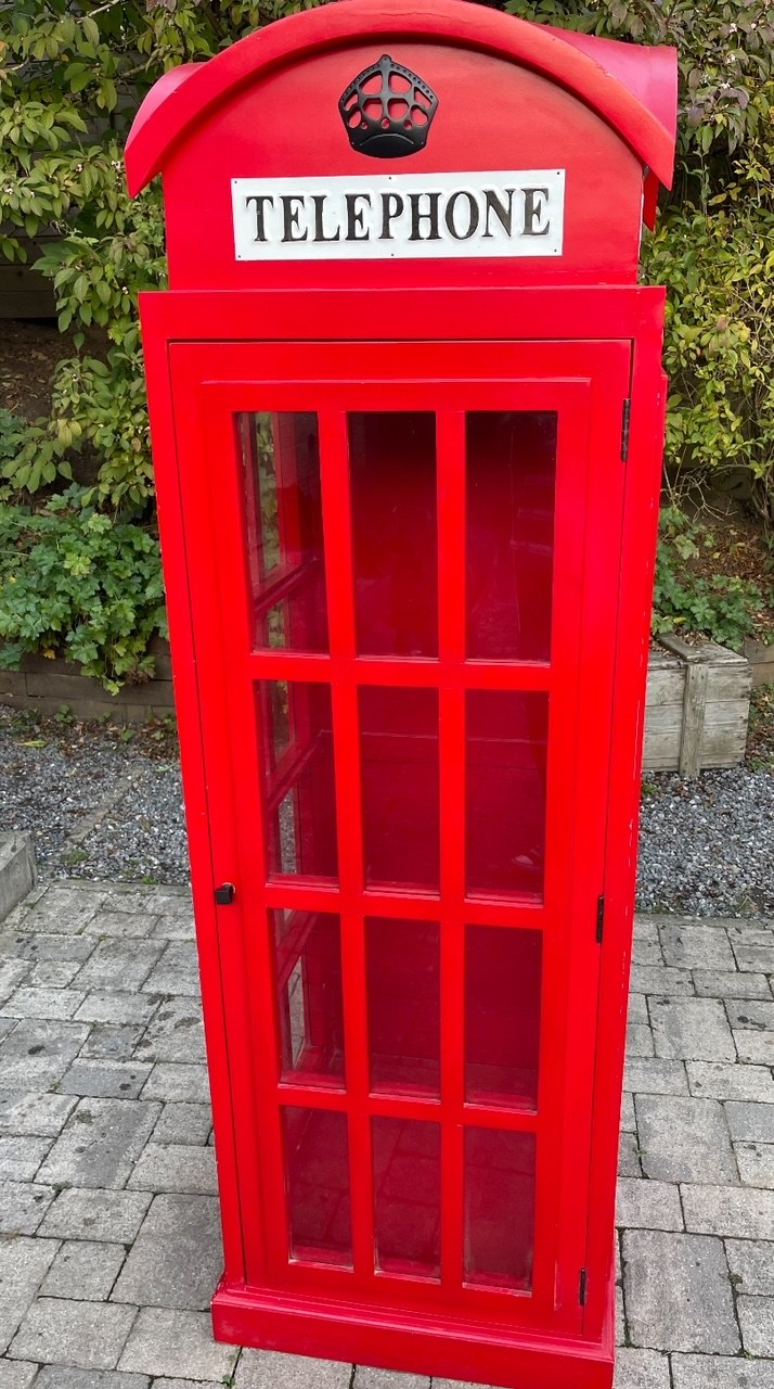 Cabine téléphonique LONDON rouge